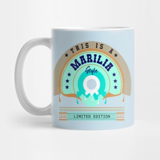 Marilia Name Style Design Mug